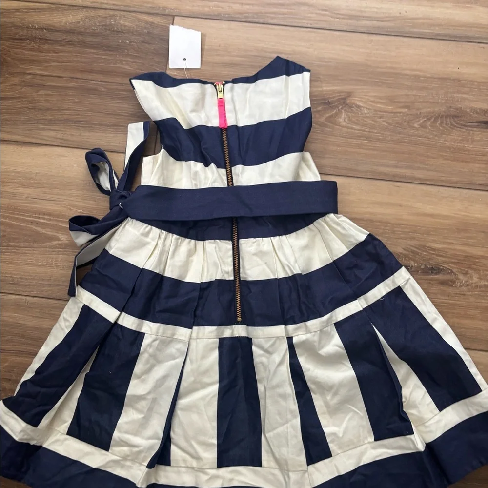 NWT Crewcuts Blue and White striped Sleeveless dress